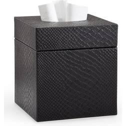 Conda Tissue Box Cover, Black BLACK