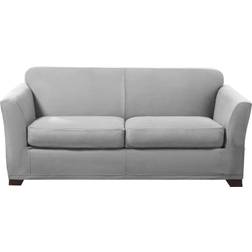 Sure Fit Ultimate Stretch Loveseat Loose Sofa Cover Gray (185.4x106.7)