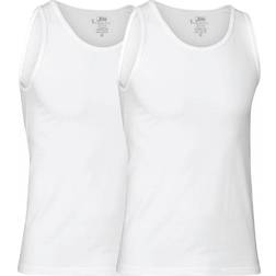 JBS Bamboo Singlet 2-pack - White