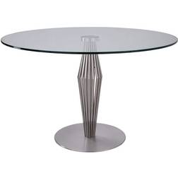 Armen Living LCLNDIBS Lindsey Contemporary Dining Table