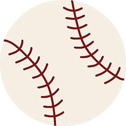 Harriet Bee Furnish My Place 730 Baseball 2'2" Baseball Natural, White