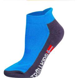 Trollkids Hiking Low Cut Socks II Wandersocken Kind Blue