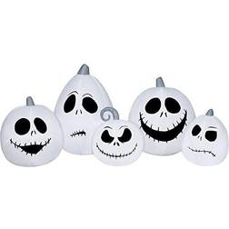 Gemmy Airblown Inflatable Jack Skellington Pumpkin Collection