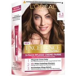 L'Oréal Paris Excellence Crème 4.3 Goldbraun Coloration 1
