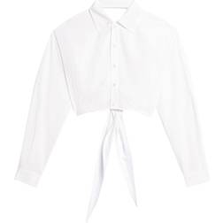 Ami Paris Cropped shirt natural_white