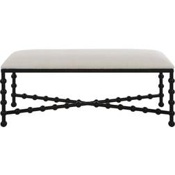 Uttermost 23756 Iron Drops Settee Bench