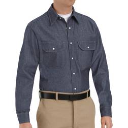 Red Kap Men's Deluxe Denim Shirt Denim