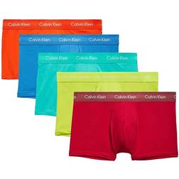 Calvin Klein Men's 5-Pk. Low-Rise Stretch Pride Trunks Brnoverflw Brnoverflw