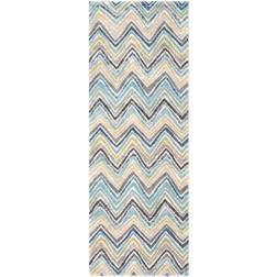 Surya Harput HAP-1027 2'7" Runner Modern Yellow, Turquoise, Gray, Blue 31x"