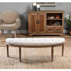 Uttermost Leggett Wood Settee Bench