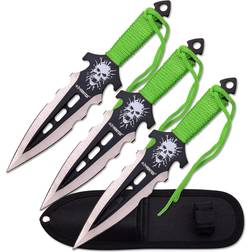 ZB-135-3 Z Hunter 7.5" 3 Piece Thrower Black Paint Blade Sheath