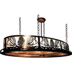 Meyda Tiffany Pine Pool Pendant Lamp