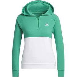 Adidas Junior Colorblock Hoodie - Court Green (HR3074)