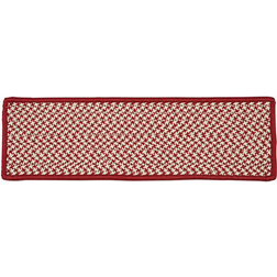 Colonial Mills OT79A008X028S Houndstooth Tweed Sangria Stair Red, Brown