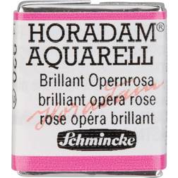 Schmincke Horadam Aquarell Artist Watercolor Brilliant Opera Rose, Half Pan