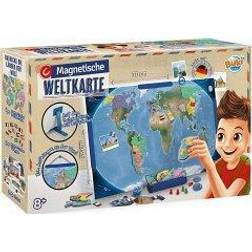 BUKI France 7346DE Magnetische Weltkarte-Deutsche Version