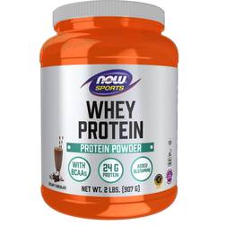 Now Foods Whey Protein Dutch Chocolate, 2 lbs