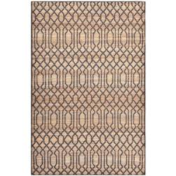 Solo Rugs Sophie Indoor-Outdoor Trellis Beige, White, Natural, Brown