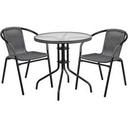 Flash Furniture Lila Patio Dining Set