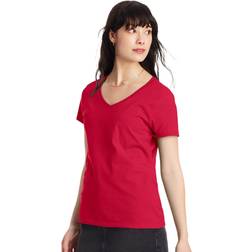 Hanes Women Perfect-T Short Sleeve V-Neck T-Shirt