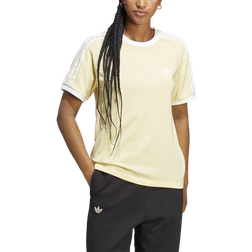 Adidas Women's Adicolor Classics 3-Stripes Tee - Yellow