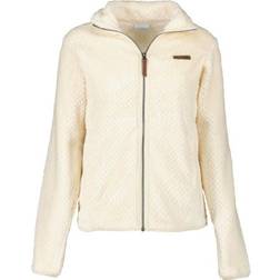 Columbia Women's Fire Side II Sherpa Full Zip Fleece Top - Chalk