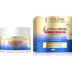 Eveline Cosmetics Gesichtscreme Bio Hyaluron 3x Retinol System Lifting Cream Day 50ml