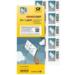 Deutsche Post 10 1,60 € Briefmarken "Briefdrachen" selbstklebend