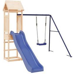 vidaXL Playhouse with Slide & Swing