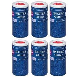 Spectra Pacon PAC91650-6 4 oz Glitter Blue 6 Each