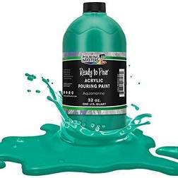 Pouring masters aquamarine 32-ounce quart water-based acrylic pouring paint