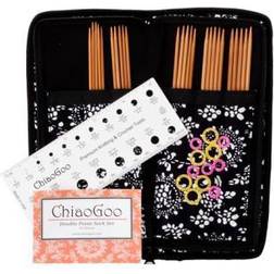 ChiaoGoo needle set 5 x needles bamboo patina 15 cm 2,25 3,25mm cg3600