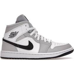 Nike Air Jordan 1 Mid W - White/Light Smoke Grey/Black