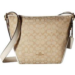 Coach Small Dufflette in Signature Li/Light Khaki/Chalk One Size