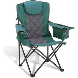 Chair w/ Wine Glass Holder Green