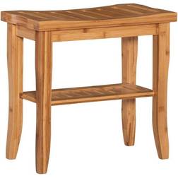 Linon 980207NAT01U Bracken Bamboo Seating Stool