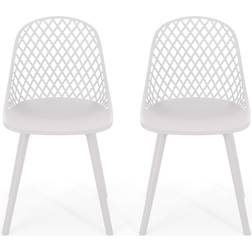 Christopher Knight Home Lily 2pk Resin Modern Kitchen Chair