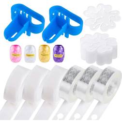 Upgraded balloon arch kit and balloon garland kit,300 super adhesive 50 feet