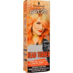 Schwarzkopf Got2b head turner peach babe temporary hair color spray