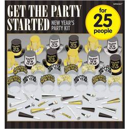 Amscan Get the party started year's party kit for 25 people