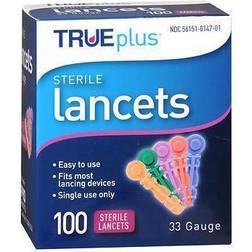 Trueplus Sterile Lancets 33 Gauge 100 ct