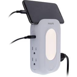 Philips 4 outlet surge protector with 2 usb ports and night light