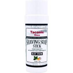 Taconic Shave Bay Rum Shaving Soap Stick with Hemp Seed Oil 2.5 oz