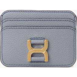 Marcie card holder Blue 100% Calf-skin leather Blue