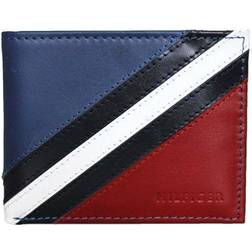 Tommy Hilfiger Multi Color Passcase & Valet Bifold Slim Wallet