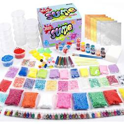 Slime supplies kit, 205 pack add ins slime kit for kids girls slime making, i