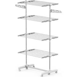 Homcom Mobile Clothes Airer with Wheels