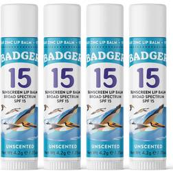 Badger SPF 15 Mineral Sunscreen Lip Balm