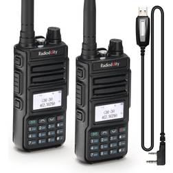 Radioddity GM-30 GMRS Handheld 5W Long Range Two Way Radio for Adults 2-Pack