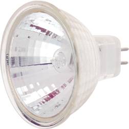 Satco 20w mr16 halogen gx5.3 base 24v clear fl 36 beam pattern ultraviolet bulb lens